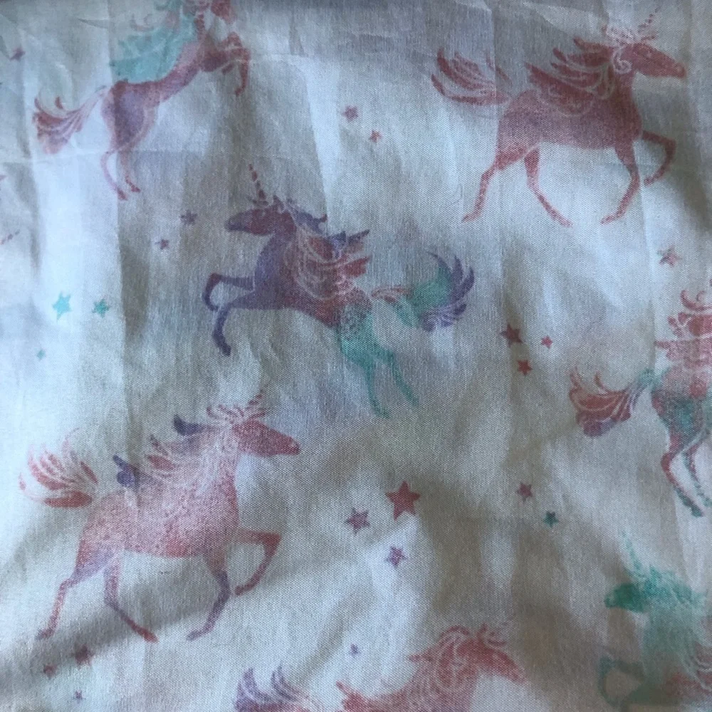 Your Zone purple unicorn sheets in twin size